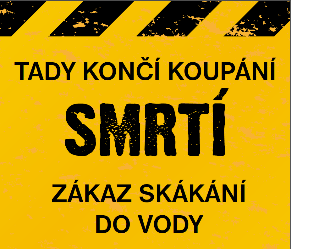 varovani na jezu